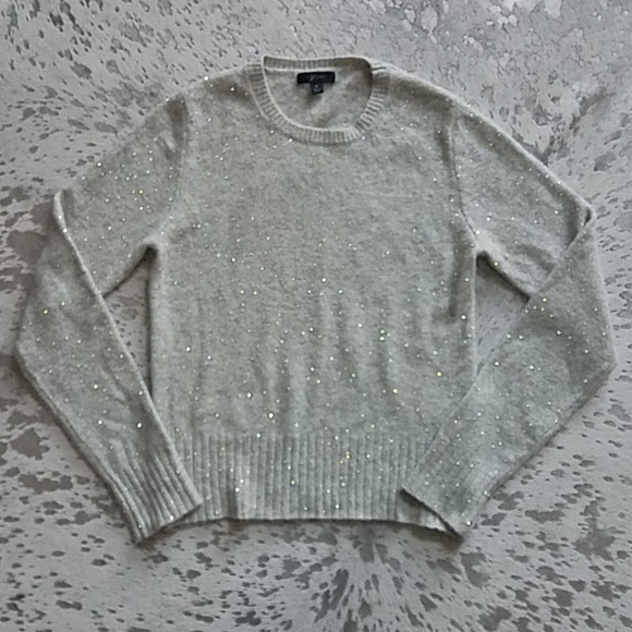 J Crew Gemstone Supersoft Yarn Sweater 